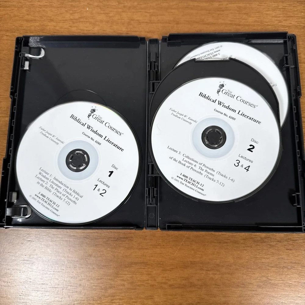 The Great Courses Religion Biblical Wisdom Literature Parts 1-3 DVD Set Koterski - Picture 4 of 14